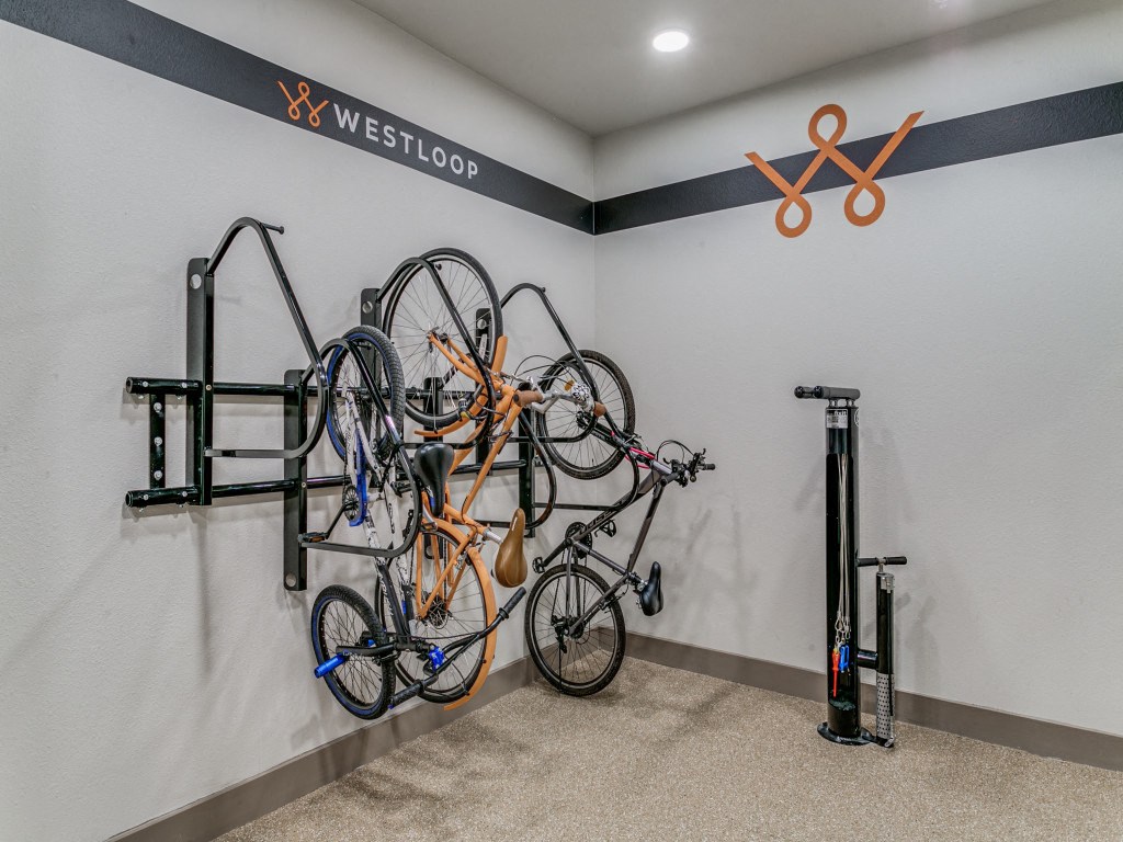 Bike storage and repair station
